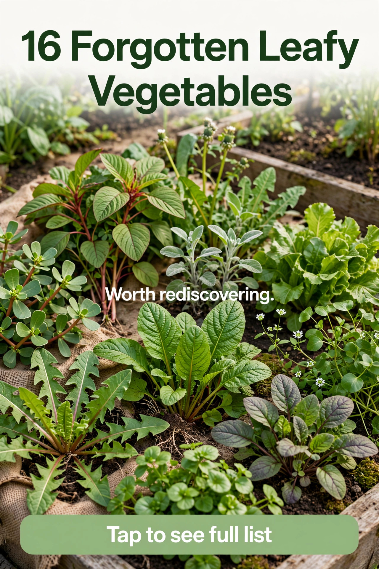 16 Forgotten Leafy and Stalk Vegetables Worth Rediscovering
